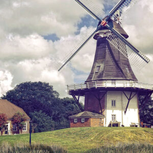 Grüne Mühle in Greetsiel